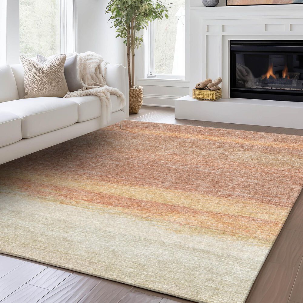 Dalyn Rug Company Trevi TV2 3&#39; x 5&#39; Salmon Area Rug, , large