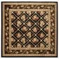 Safavieh Lyndhurst 6"7" Square Black Area Rug, , large