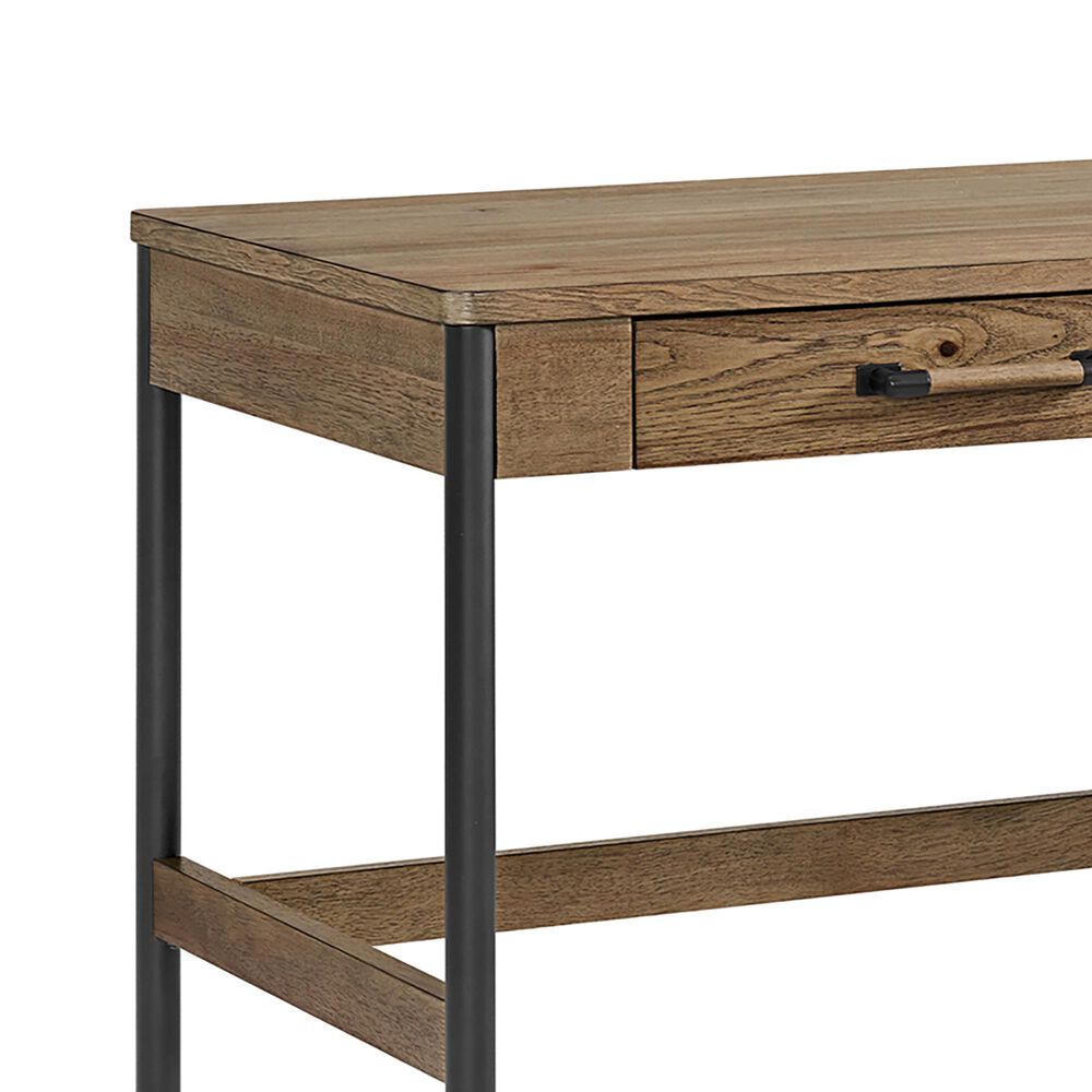 Hawthorne Furniture Norcross 60" Writing Desk in Hickory and Black, , large