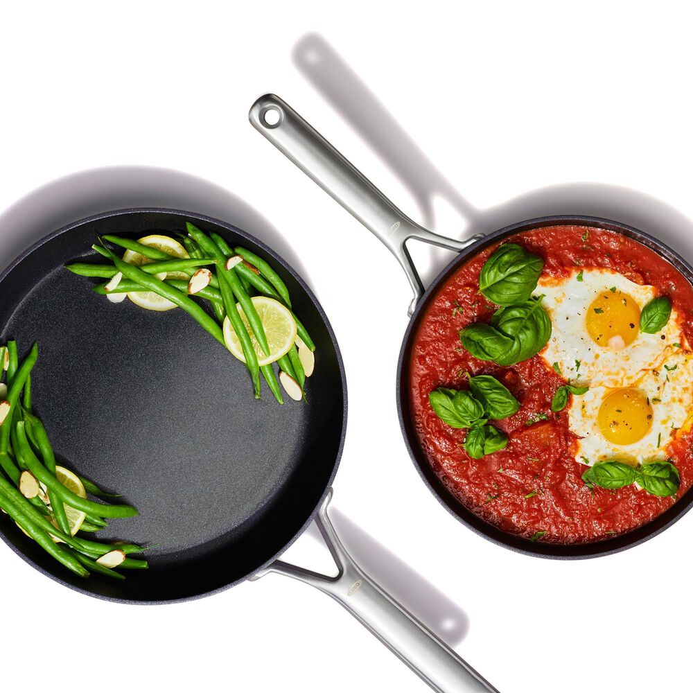 Green Pan Reserve Pro 2-Piece 8" and 10" Nonstick Frypan Set in Black, , large