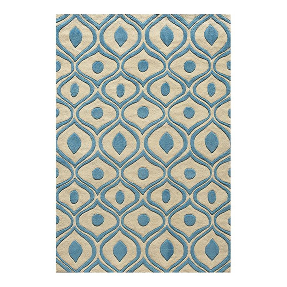 Momeni Bliss BS-09 8' x 10' Blue Area Rug, , large