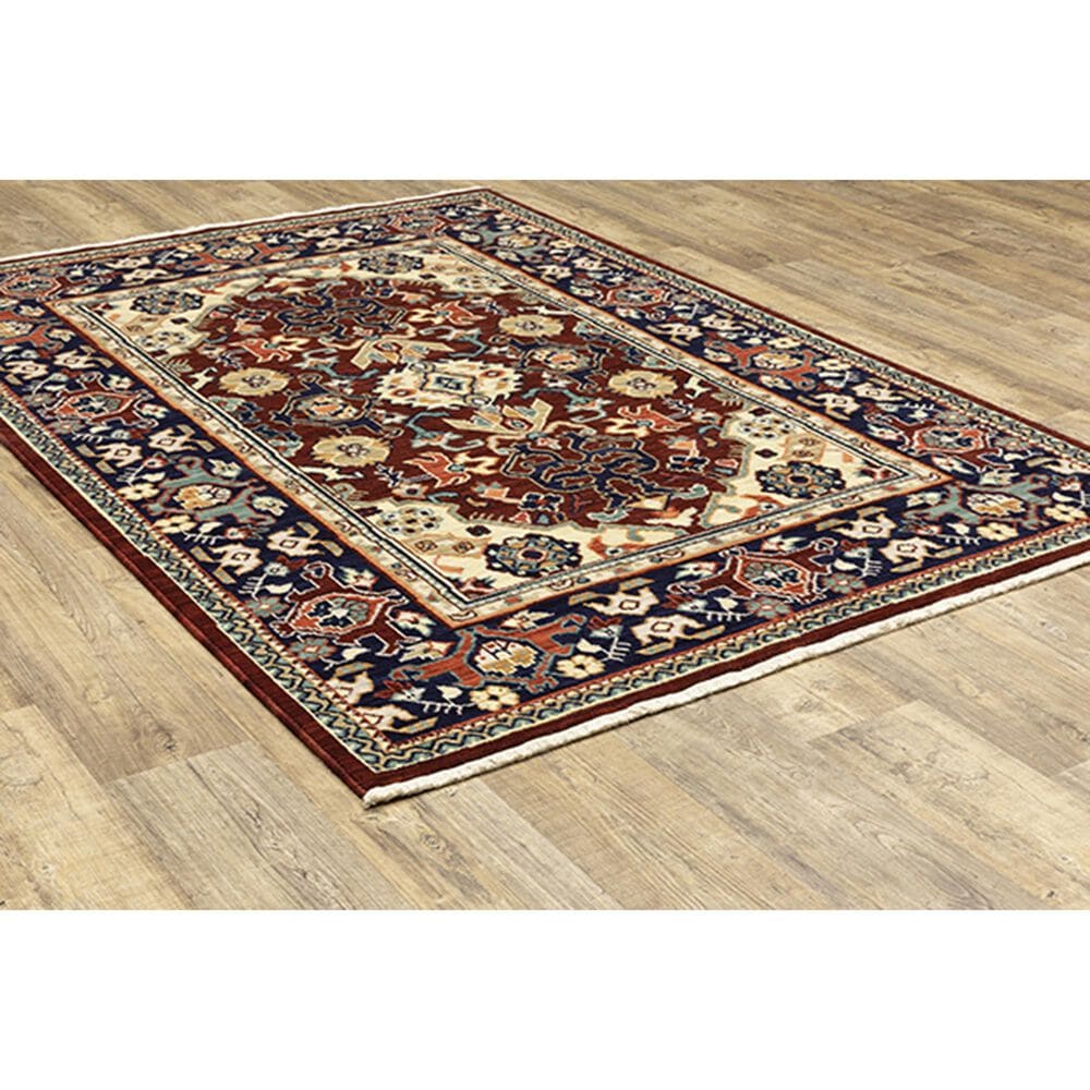 Oriental Weavers Lilihan Oriental 2062R 9&#39;10&quot; x 12&#39;10&quot; Red Area Rug, , large