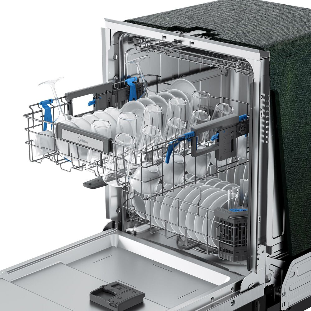 Midea 24" Top Control Dishwasher in Stainless Steel, , large