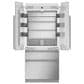Monogram 20.1 Cu. Ft. Premium Integrated French Door Refrigerator in Panel Ready, , large