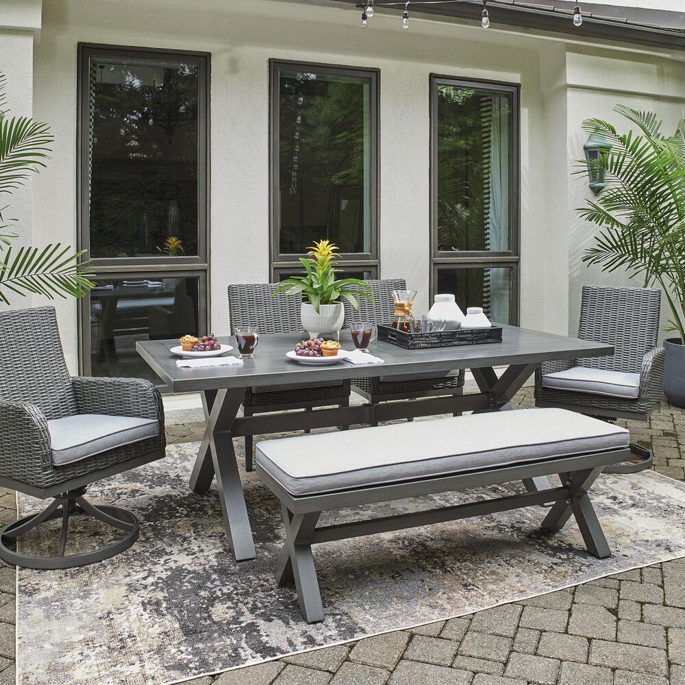 Ashley Elite Park Patio Dining Table in Powder Coated, , large