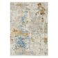 Oriental Weavers Bauer Faded Abstract 2"3" x 7"6" Beige Runner, , large