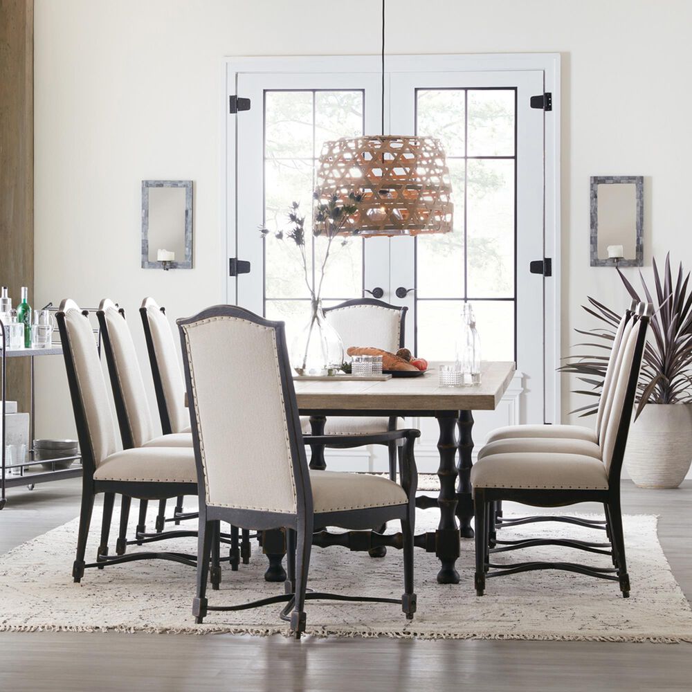 Hooker Furniture Ciao Bella Arm Chair in Black &#40;Set of 2&#41;, , large