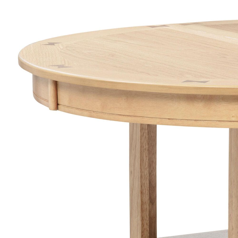 Coaster Lavon Extendable Counter Height Dining Table in Light Oak - Table Only, , large