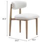 Zuo Modern Bege Side Chair in White, , large