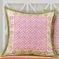 J. Queen New York Shiloh 26" Square Euro Pillow Sham in Pink, Green and Orange, , large
