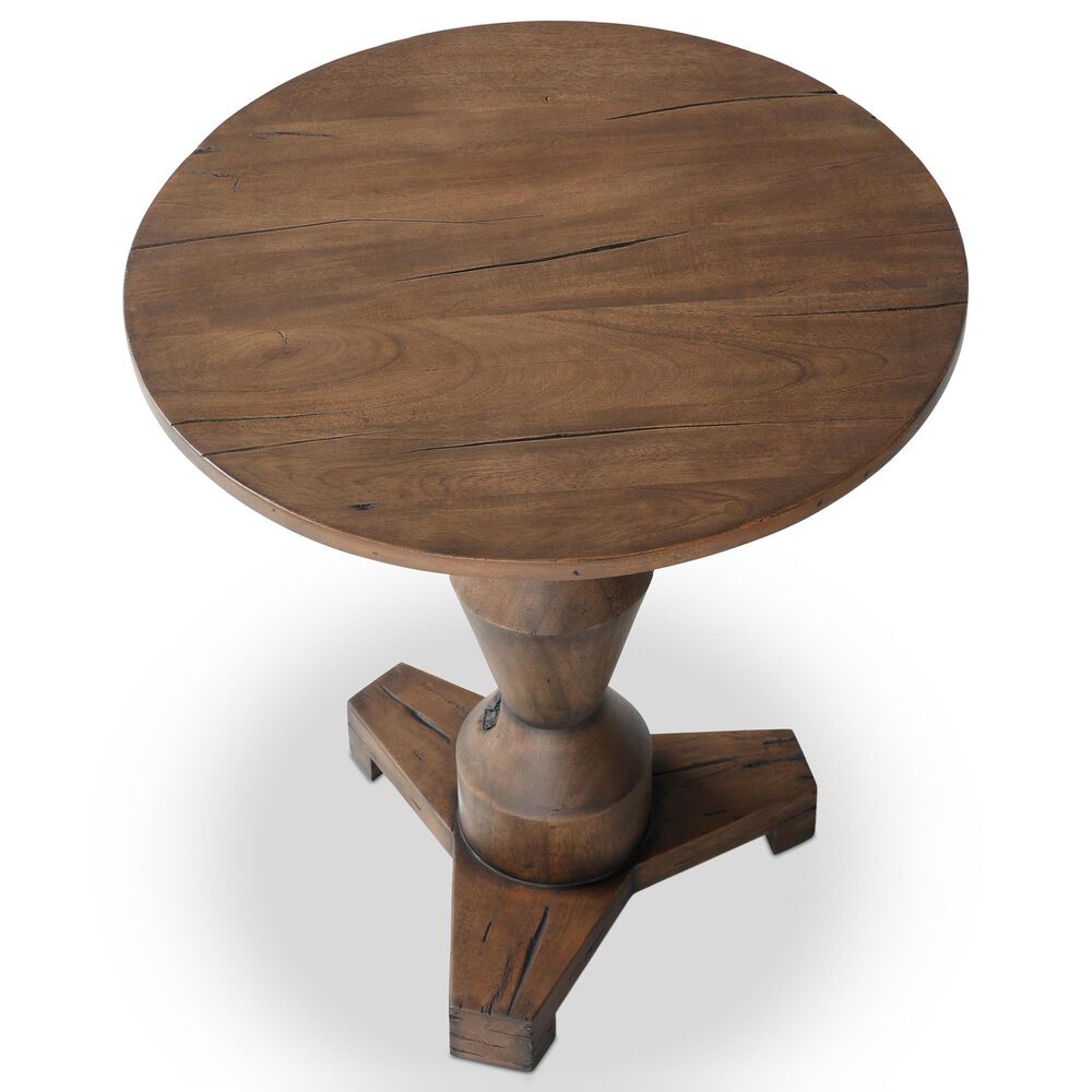 Four Hands Rivi Large End Table in Aged Belgium Bleach, , large