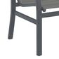 Tropitone Muirlands High Back Dining Chair with Gray Gate Sling in Graphite, , large