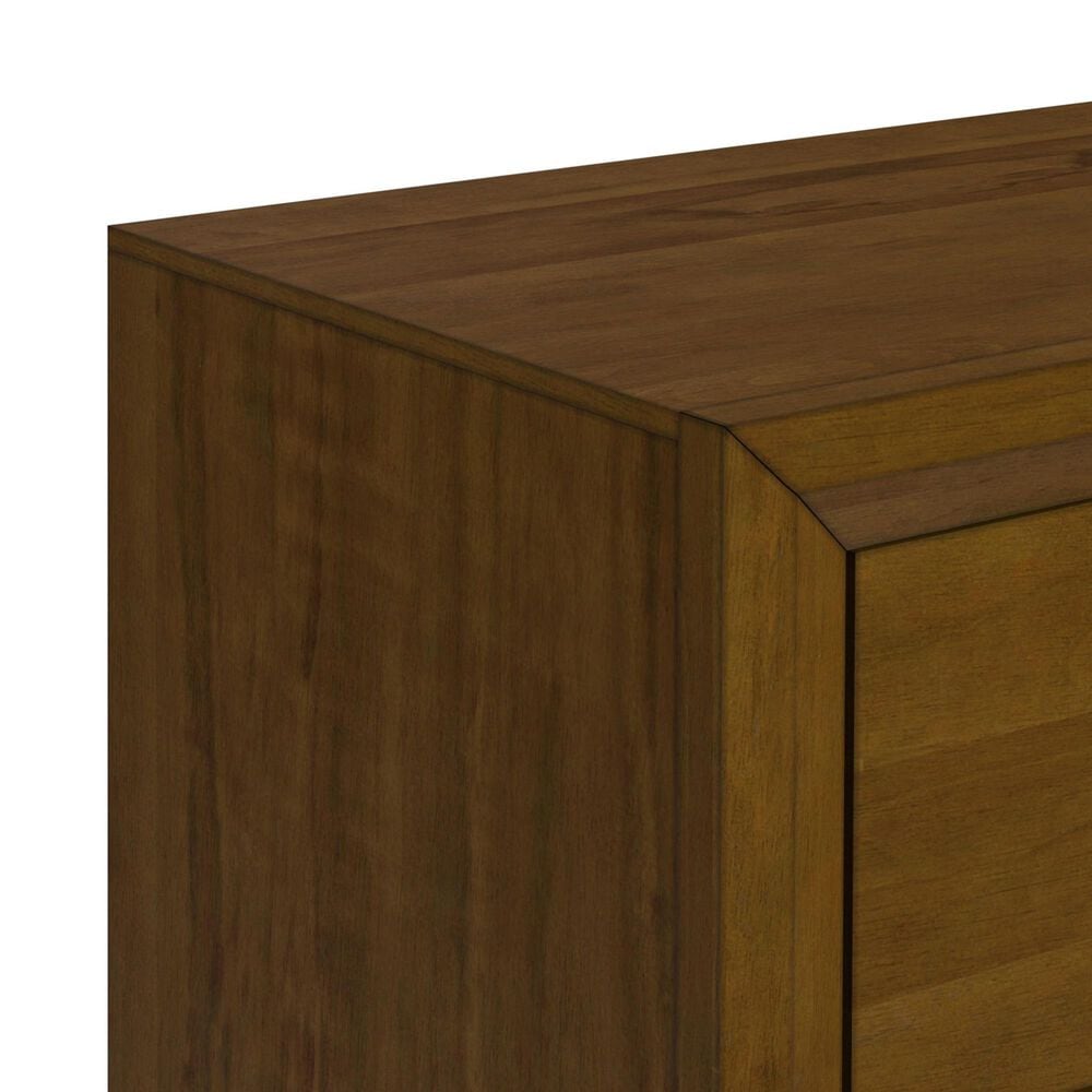 Mayberry Hill Santa Barbara 72" Pier with 2-Drawer Cabinet in Walnut, , large
