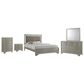 Crown Mark Lyssa 5-Piece King Panel Bedroom Set in Champagne, , large