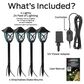Monster Illuminessence 4-Piece Smart Pathway LED Light with Sound Reactive in Multicolor, , large
