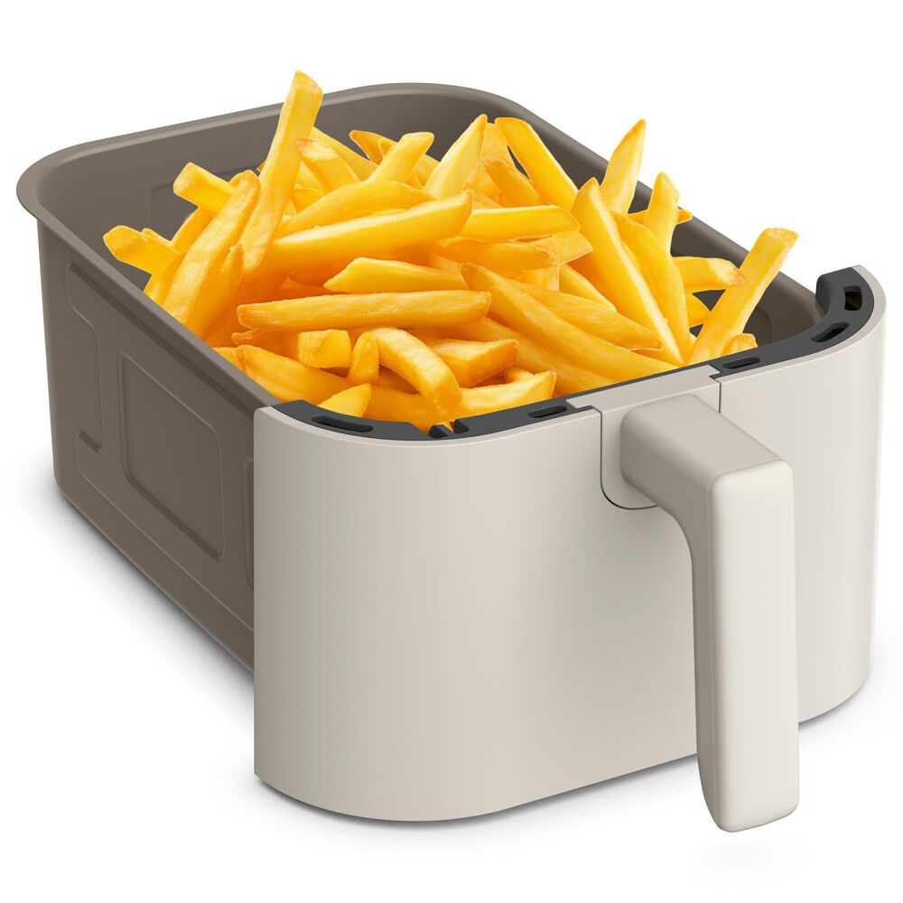 Bella 6-Quart Slim Air Fryer in Oatmilk, , large