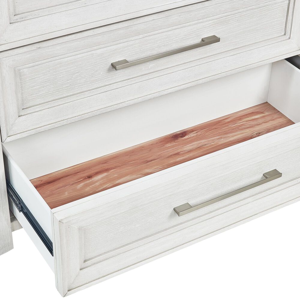 Sasha Lee 5-Piece Queen Storage Bedroom Set in Brushed White, , large