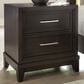 Ashley Neymorton 2-Drawer Nightstand in Dark Grayish Brown, , large