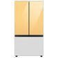 Samsung Bespoke Bespoke 3-Door French Door Refrigerator Bottom Panel in White Glass, , large