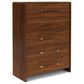 Riverside Furniture Elsie 5-Drawer Chest in Classic Walnut, , large