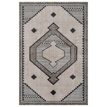 Momeni Noho NO-09 7"10" x 9"10" Ivory Area Rug, , large