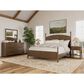 Riverside Furniture Calhoun 4-Piece King Panel Bedroom Set in Whiskey Oak, , large