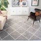 Safavieh Parma Shag PMA515G 8" x 10" Grey and Cream Area Rug, , large