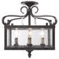 Golden Lighting Valencia 4-Light Pendant in Fired Bronze, , large