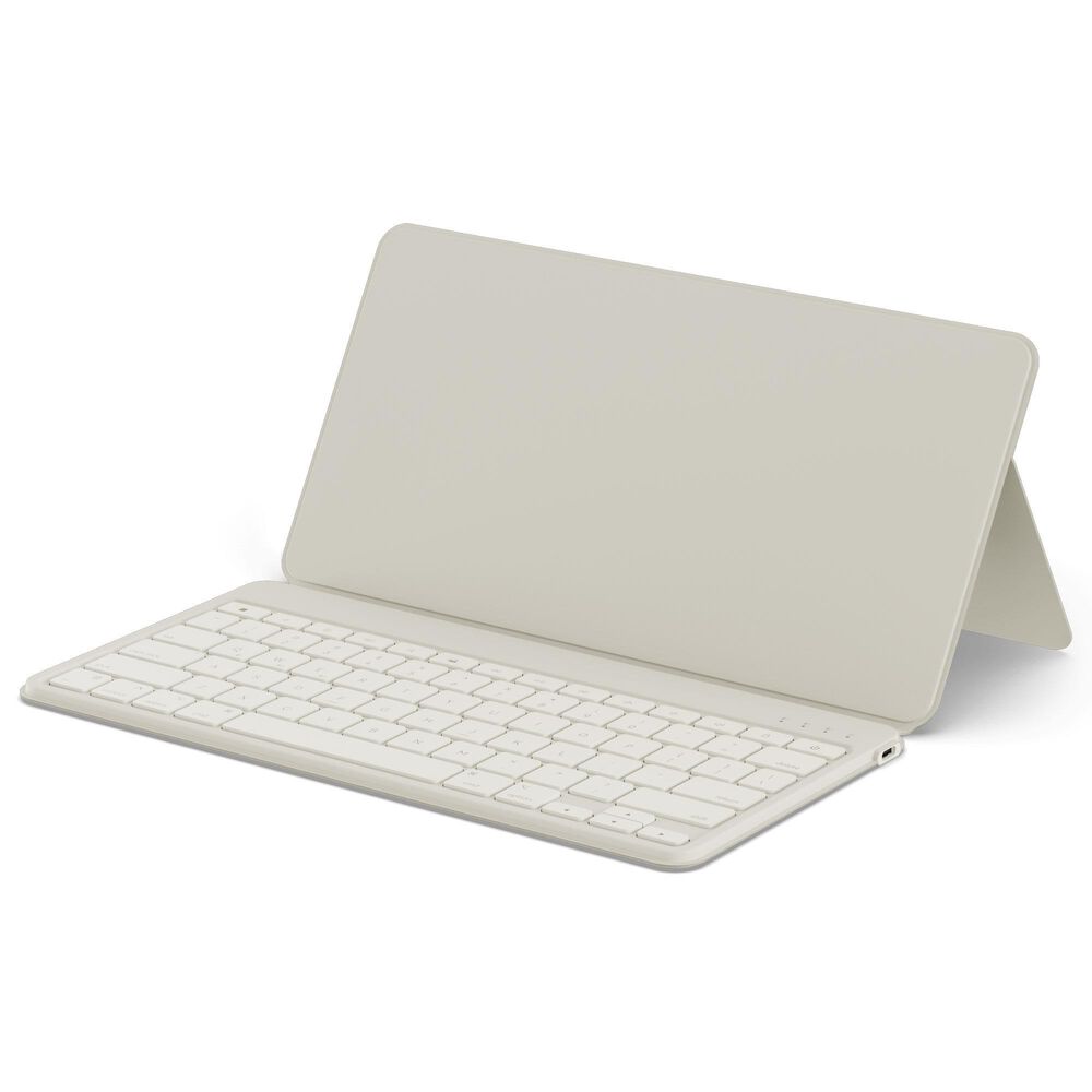 Satechi OntheGo Bluetooth Keyboard with Stand in Sand, , large