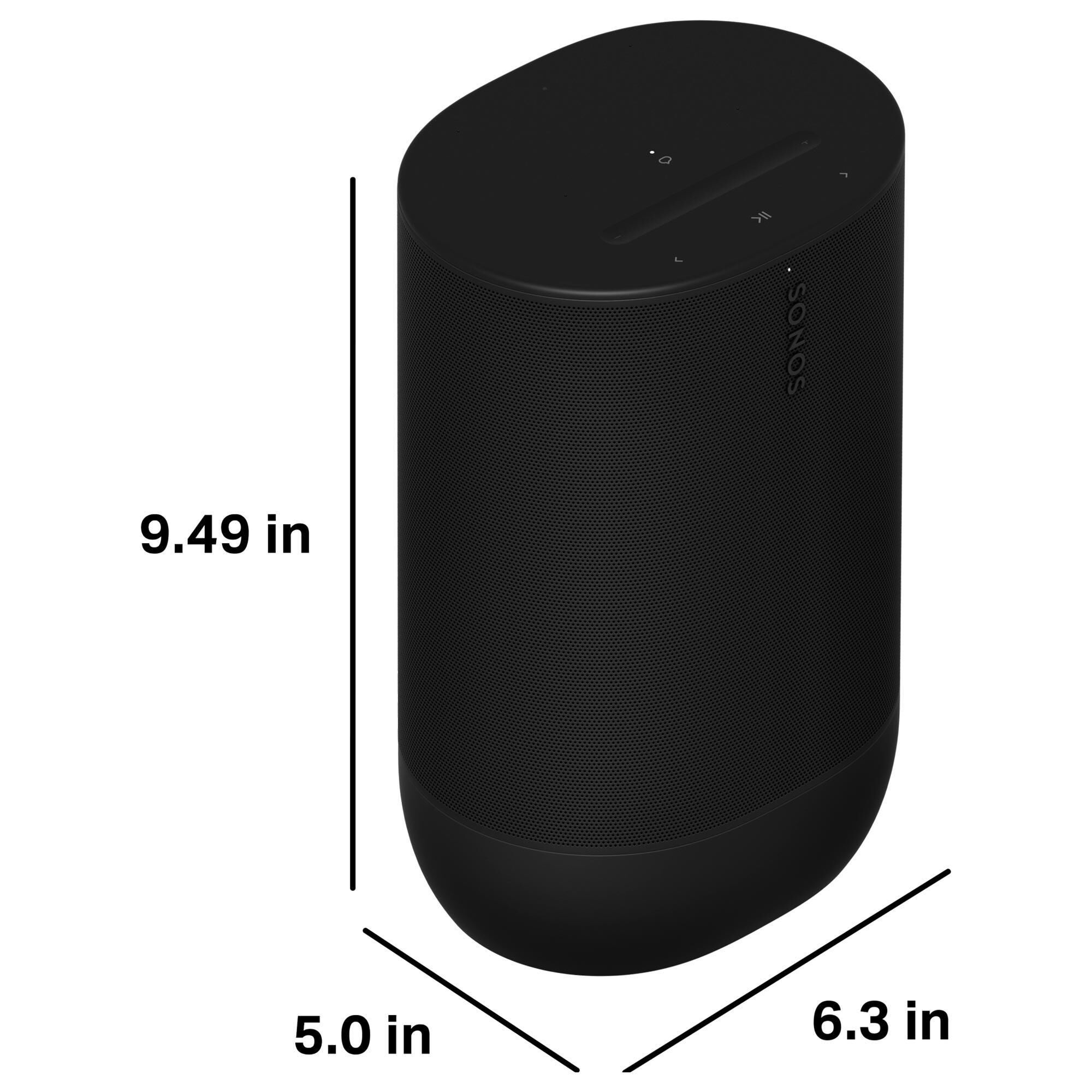 SONOS Arc Ultra Soundbar with Move 2 Portable Speaker in Black