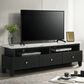 Crown Mark Alina 71" TV Stand in Black and White, , large