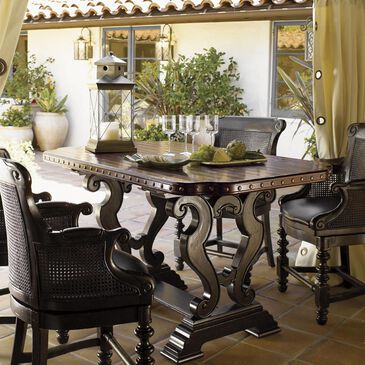 Tommy Bahama Home Kingstown Sienna Counter Height Table in Tamarind - Table Only, , large