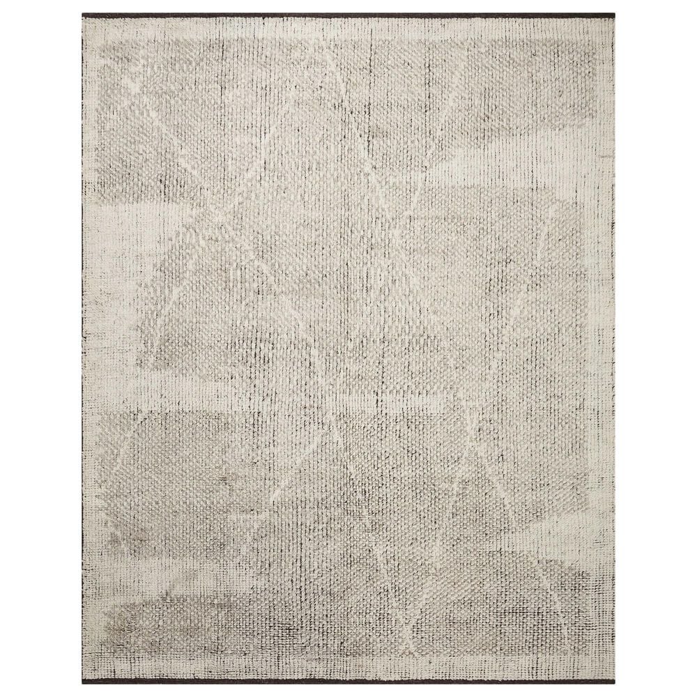 Amber Lewis x Loloi Gwyneth 4" x 6" Ivory and Taupe Area Rug, , large
