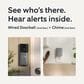 Ring 2K Wired Doorbell with Chime Bundle in Speckled Gray and White, , large