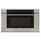 Wolf 30" M Series Transitional Drop-Down Door Microwave Oven in Stainless Steel, , large