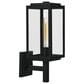 Creative Coop Addison 1-Light Outdoor Wall Sconce in Textured Black, , large