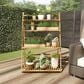 Timberlake Pure Garden 4-Tier Plant Stand in Natural Wood, , large