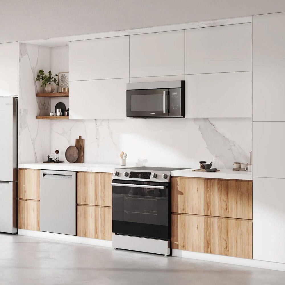 Bosch 100 Series 5.8 Cu. Ft. Freestanding Electric Range in Stainless Steel, , large
