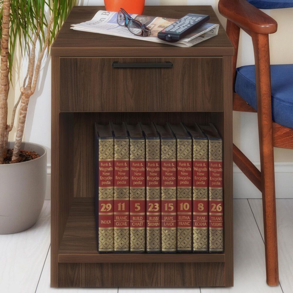 Regency Global Sourcing Legacy 1-Drawer Printer Stand in Neo Walnut, , large