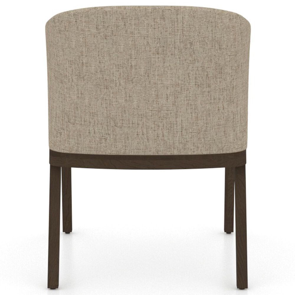 Canadel Modern 5-Piece Round Dining Set in Hazelnut Washed, , large