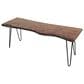 Waltham Nature"s Edge 48" Bench in Chestnut and Black, , large