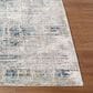 Surya Brunswick Cream, Light Gray, Charcoal, Blue, Dark Blue and Mustard 2"7" x 10" Runner, , large