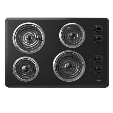 Whirlpool 30" Electric Cooktop with Dishwasher-Safe Knobs, , large