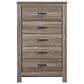 Ashley Zelen 5-Piece Queen Bedroom Set in Warm Gray, , large
