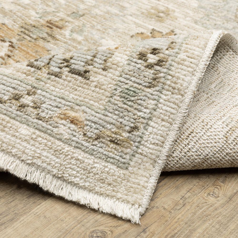 Oriental Weavers Lola LLA05 Blue and Beige 7'10" x 10' Area Rug, , large