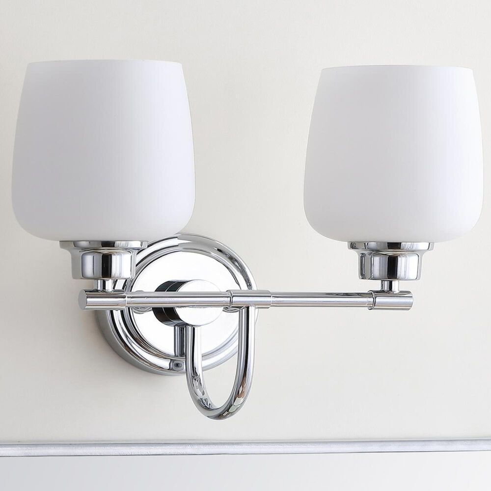 Safavieh Rayden 2-Light Bathroom Sconce in Chrome, , large