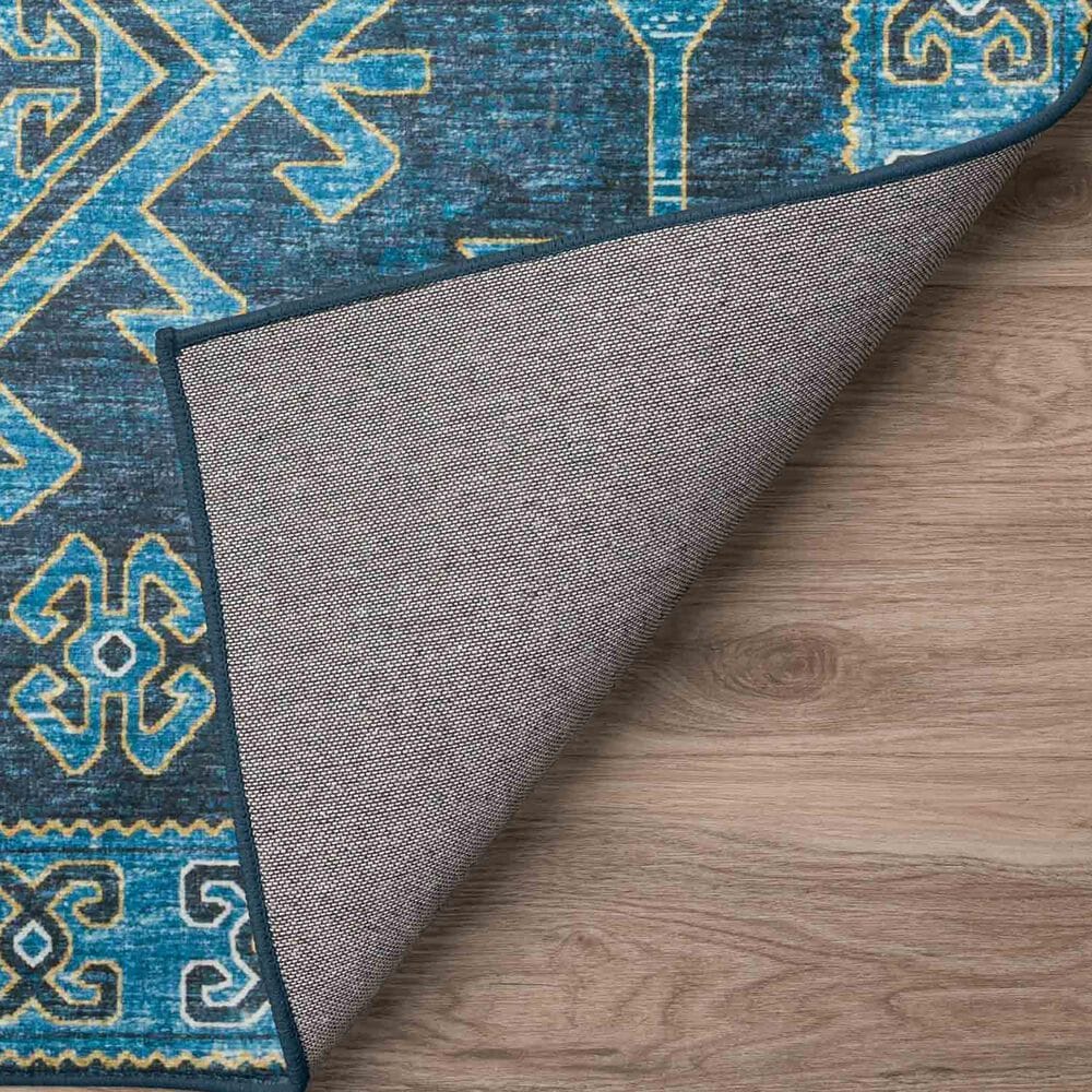 Dalyn Rug Company Brisbane Southwestern 2&#39;3&quot; x 7&#39;6&quot; Navy Runner, , large