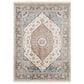 Surya Carlisle Oriental 5"3" x 7"9" Light Sage, Pale Blue, Dusty Pink, Cream, Light Gray and Medium Brown Area Rug, , large