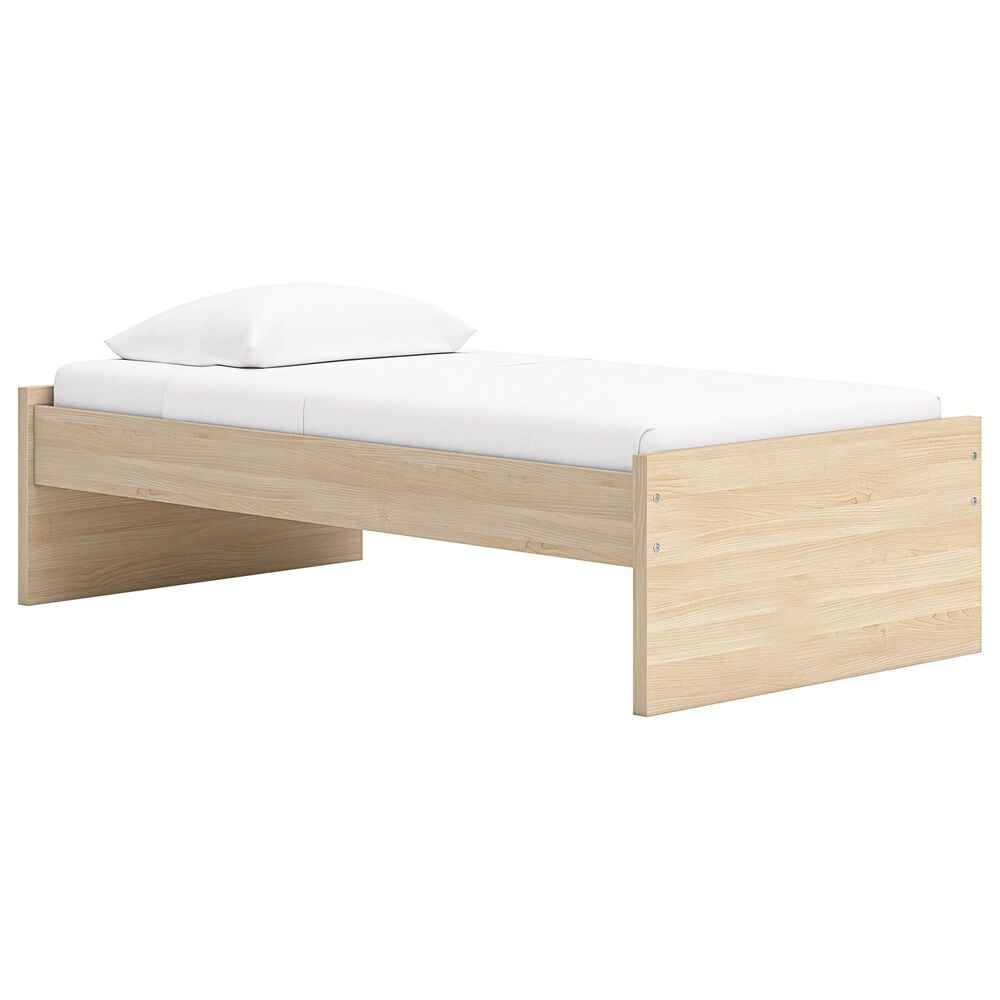 Ashley Onita Twin Platform Bed in Natural, , large