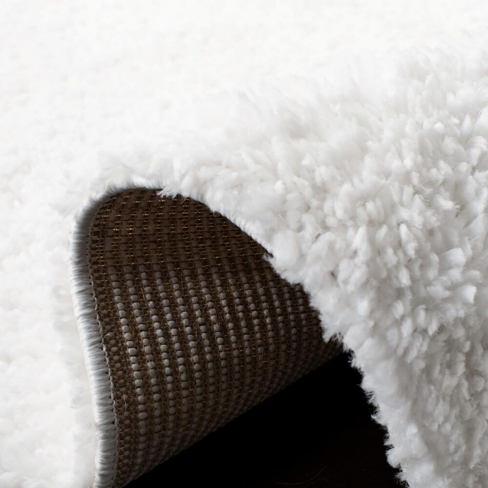 Safavieh August Shag AUG900A 2&#39;3&quot; x 4&#39; White Area Rug, , large